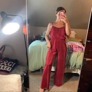 Forever 21 Pleated Jumpsuit